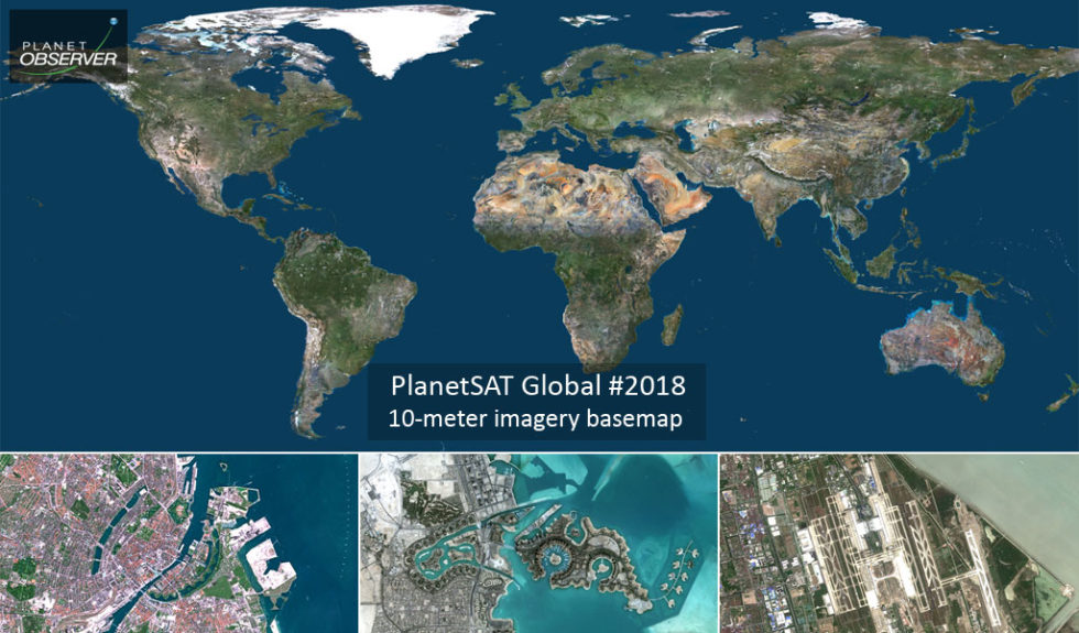 PlanetSAT New Global Imagery Mosaic