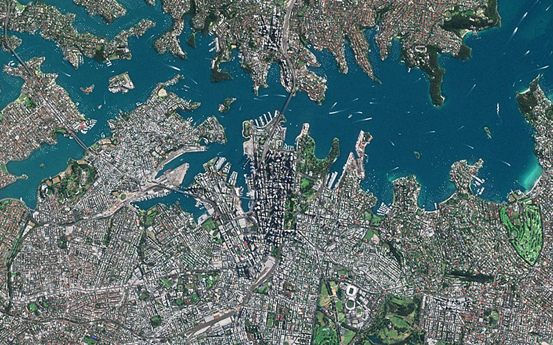 Australia, Sydney - PlanetSAT Satellite Image at 10m