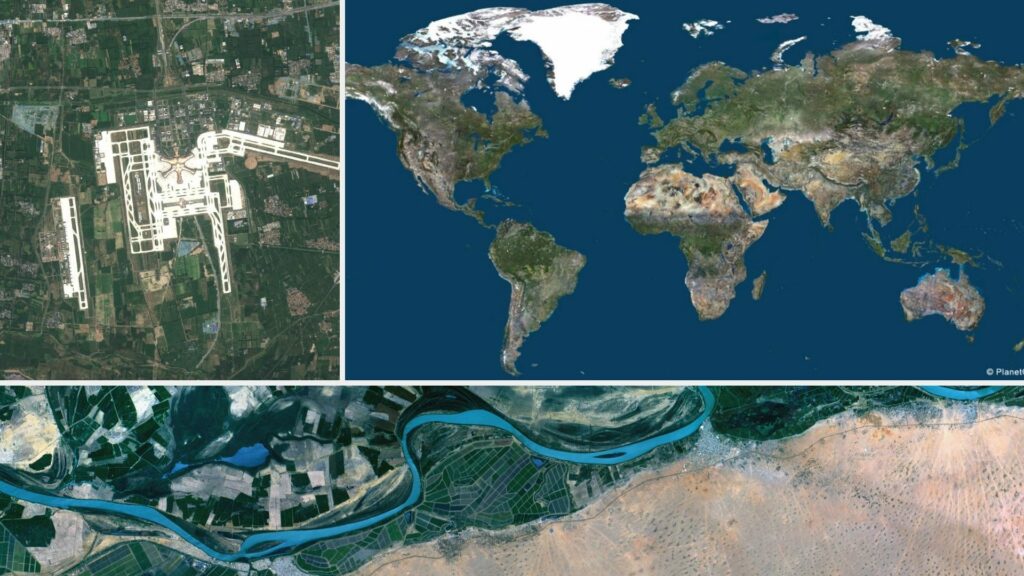 PlanetSAT Global Imagery for Flight Simulator Thales