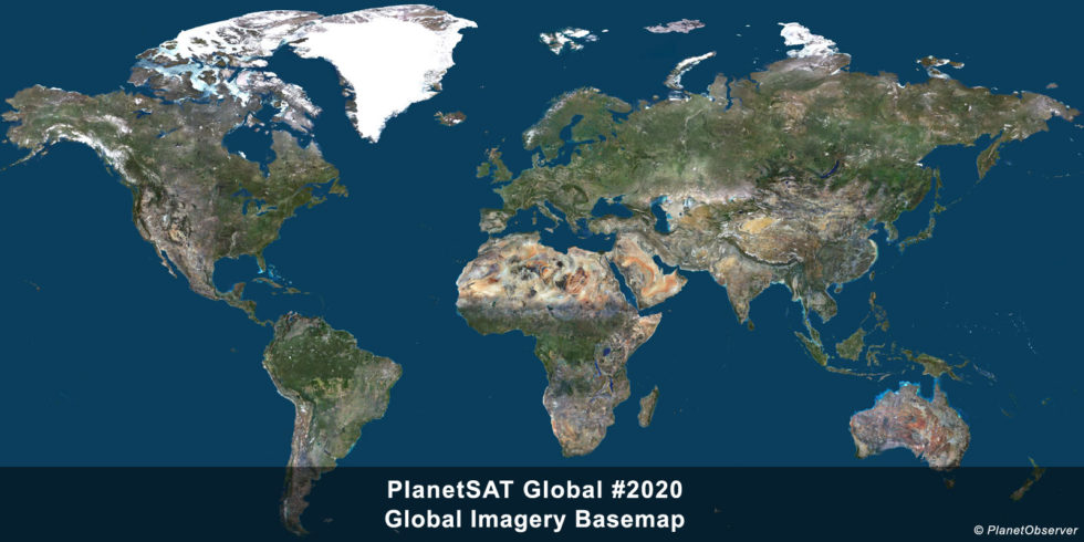 PlanetSAT satellite imagery v2020