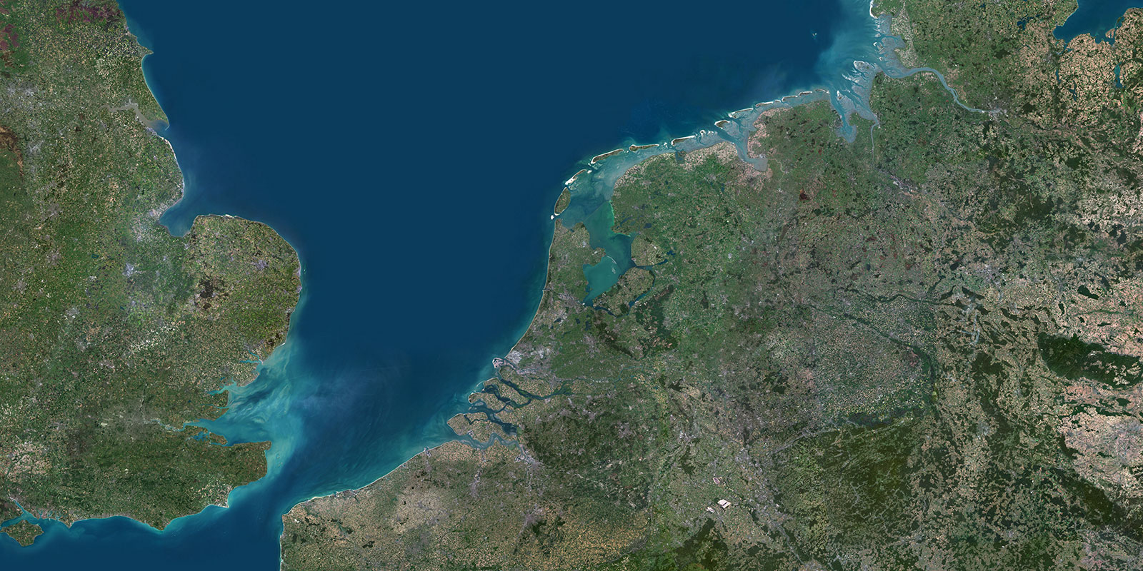 PlanetSAT Imagery of Amsterdam, Netherlands at 150m for a Dutch Govermental Mapping Platform