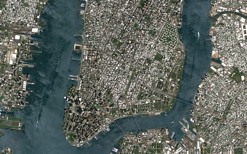 PlanetSAT Global Imagery Basemap of New York