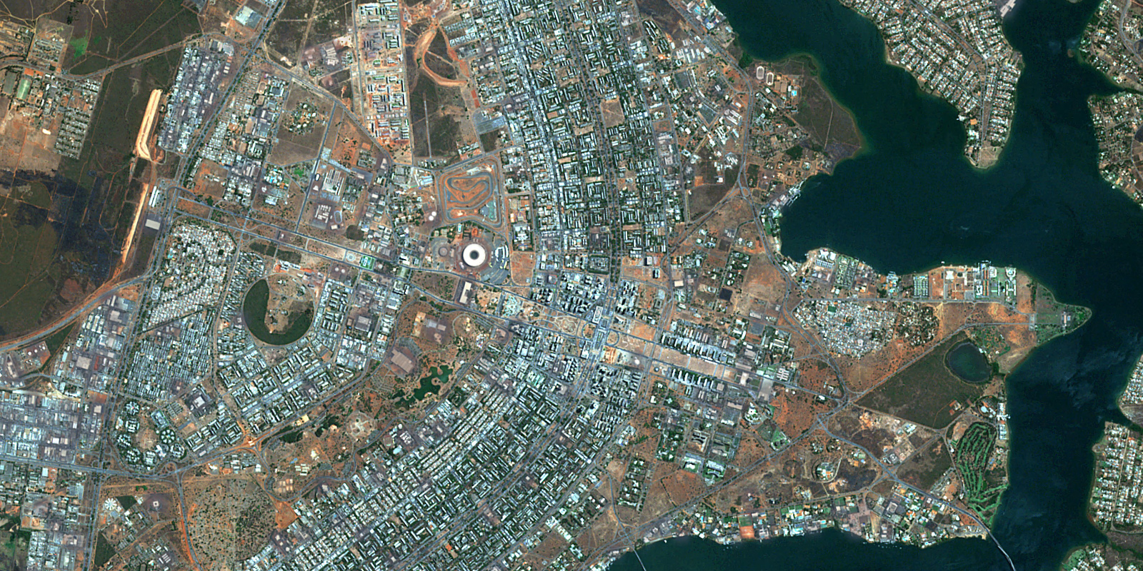 PlanetSAT Geospatial Data Sourcing Image of Brasilia