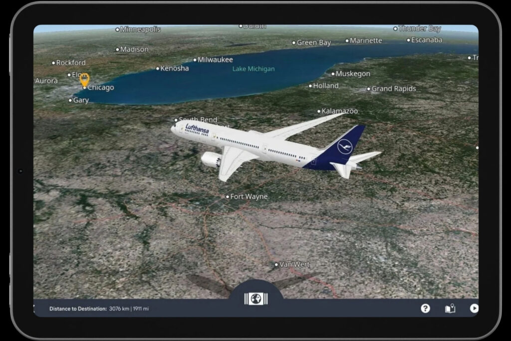 Imagery for IFE - FlightPath3D