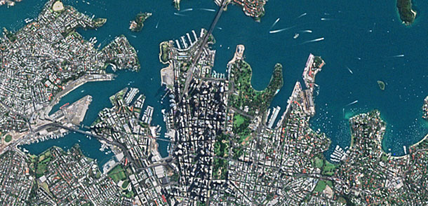 PlanetSAT imagery of Sydney, Australia