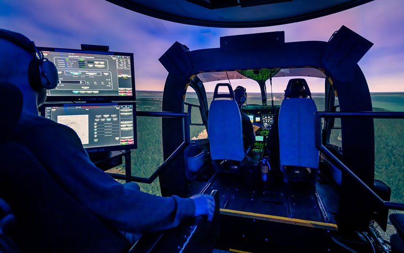 Flight simulation for Helicopter