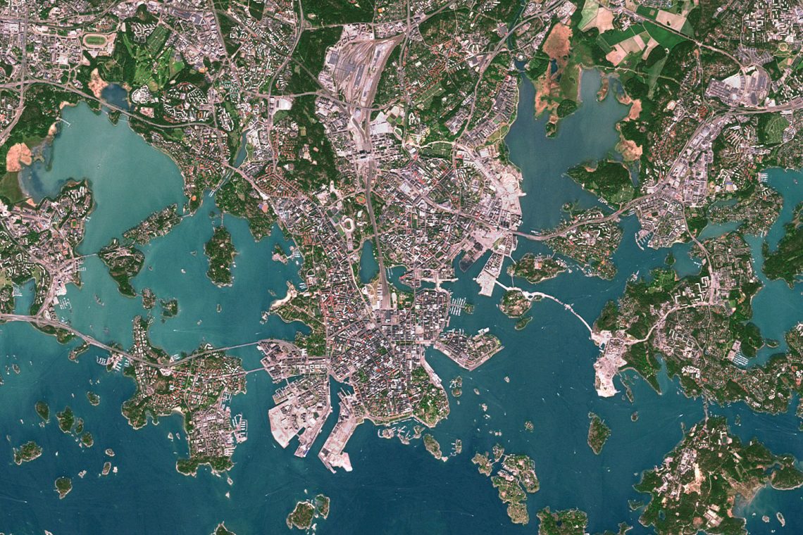 PlanetSAT imagery of Helsinki, Finland